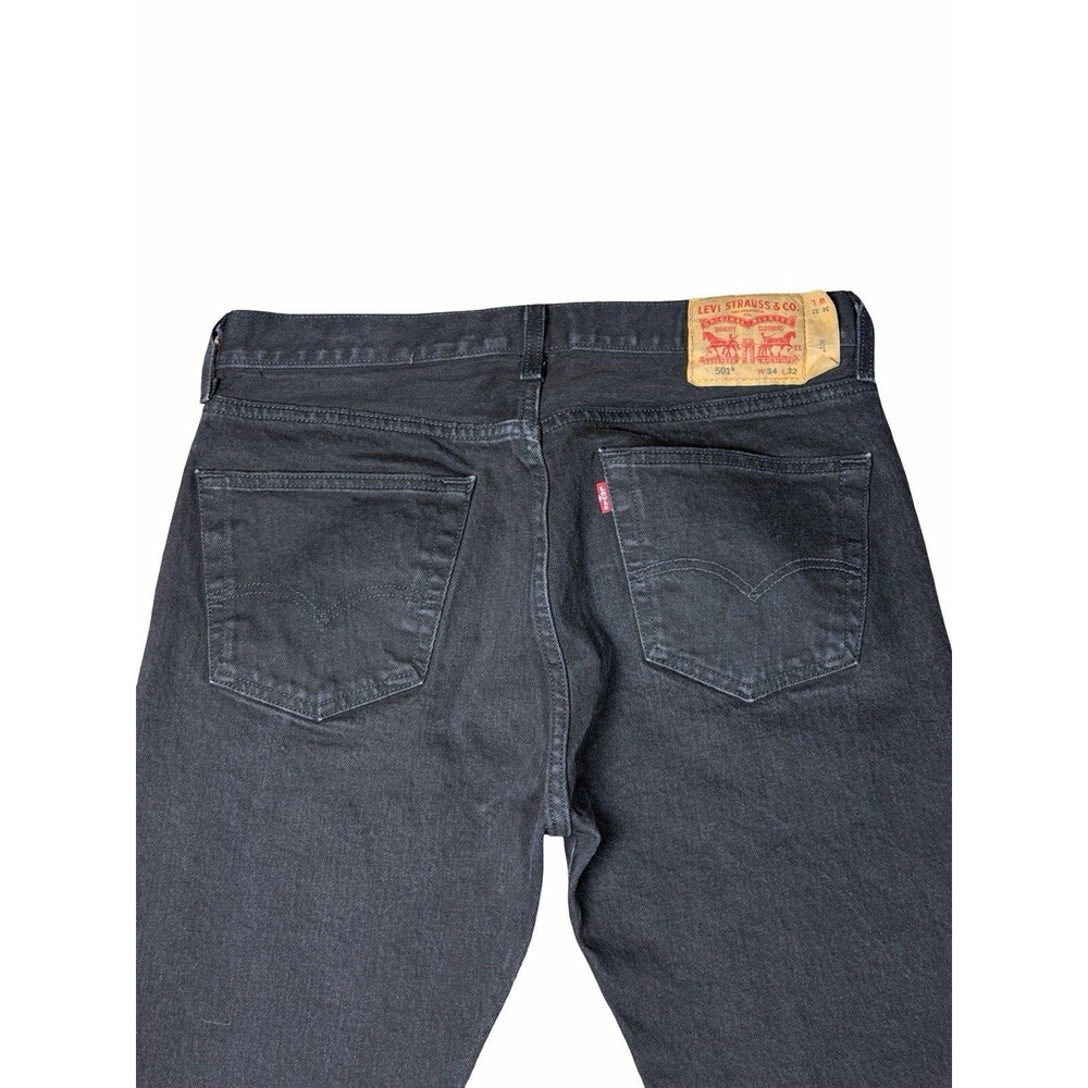 Levi's Men's Vintage 501 Straight Jeans Black Wash